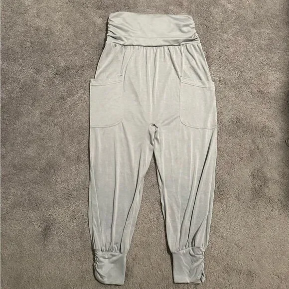 Free People Movement Victory Harem Pants Lounge Dance Yoga Gym Low rise Grey XS